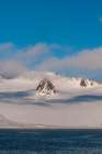 Scenic view of the ice covered mountains surrounding Magdalenefjorden-Spitsbergen Island-Norway Art Print